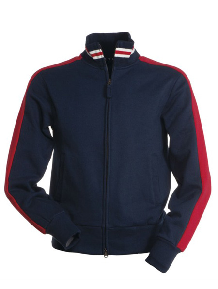 felpa zip lunga bicolore invernale