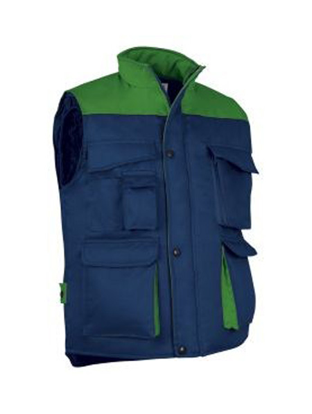 gilet imbottito multitasche invernale